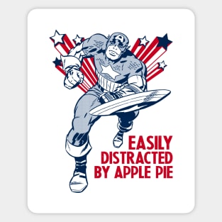 CAP - Easily distracted by apple pie Sticker